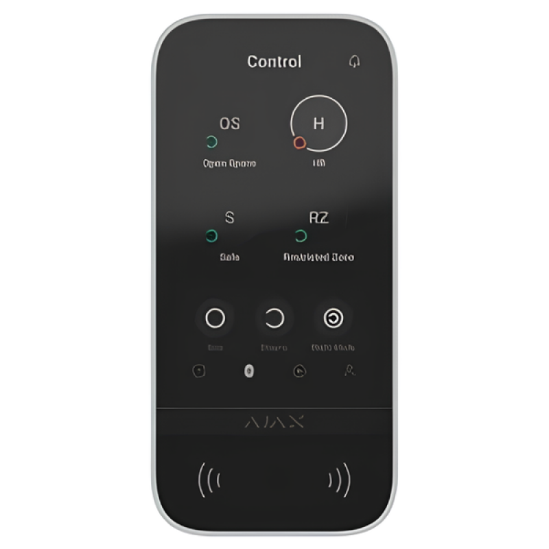 Ajax KeyPad TouchScreen for Security and Smart Home Management with Phone Tap to Disarm