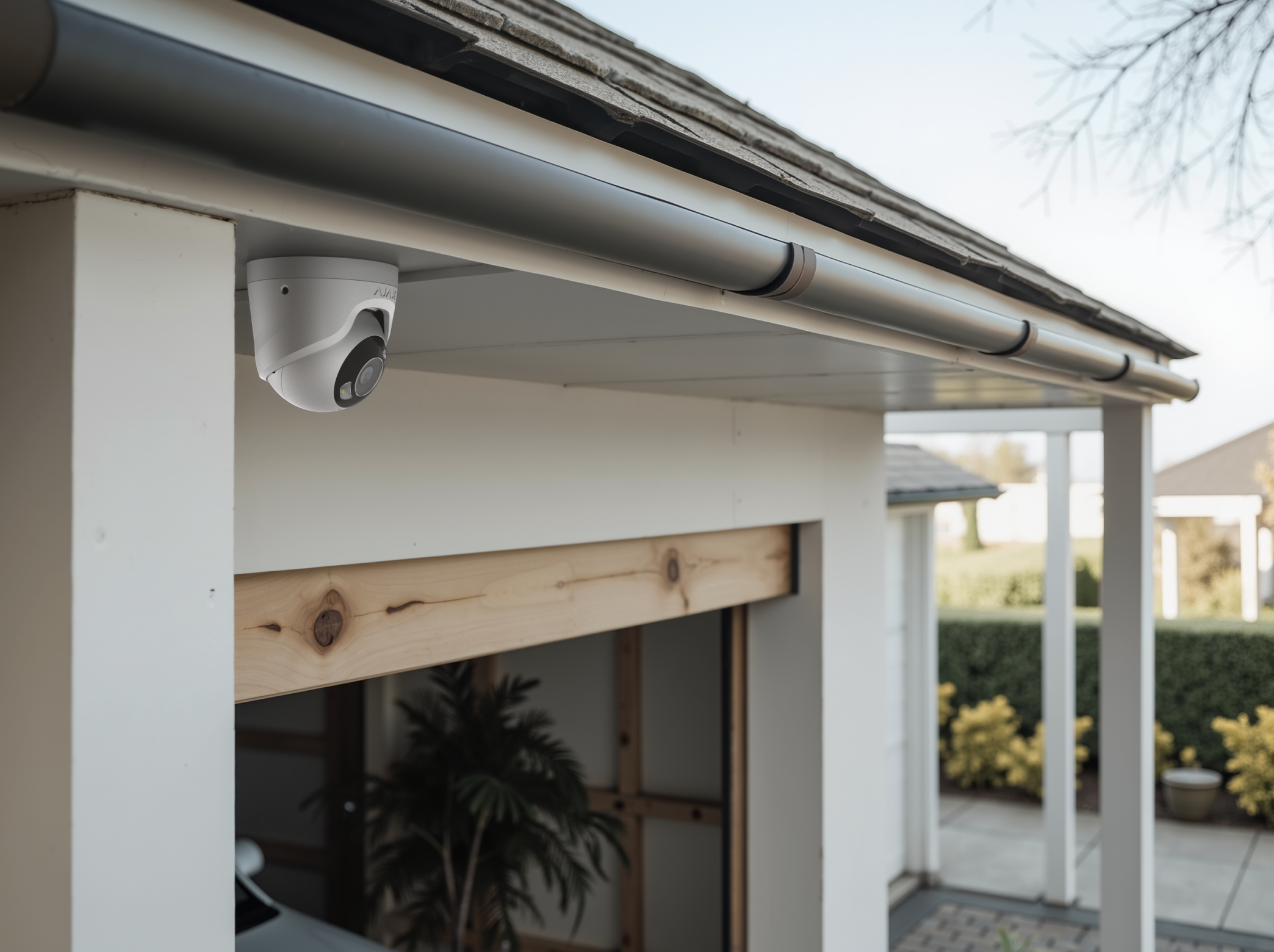 Ajax TurretCam HL Wired POE Infrared and Hybrid Light, Night Color, CCTV, Surveillance Camera with AI People, Vehicle, Animal Recognition, 5 - 8 MP, 75-110 Angle, NDAA Compliant, PREORDER Available inQ3