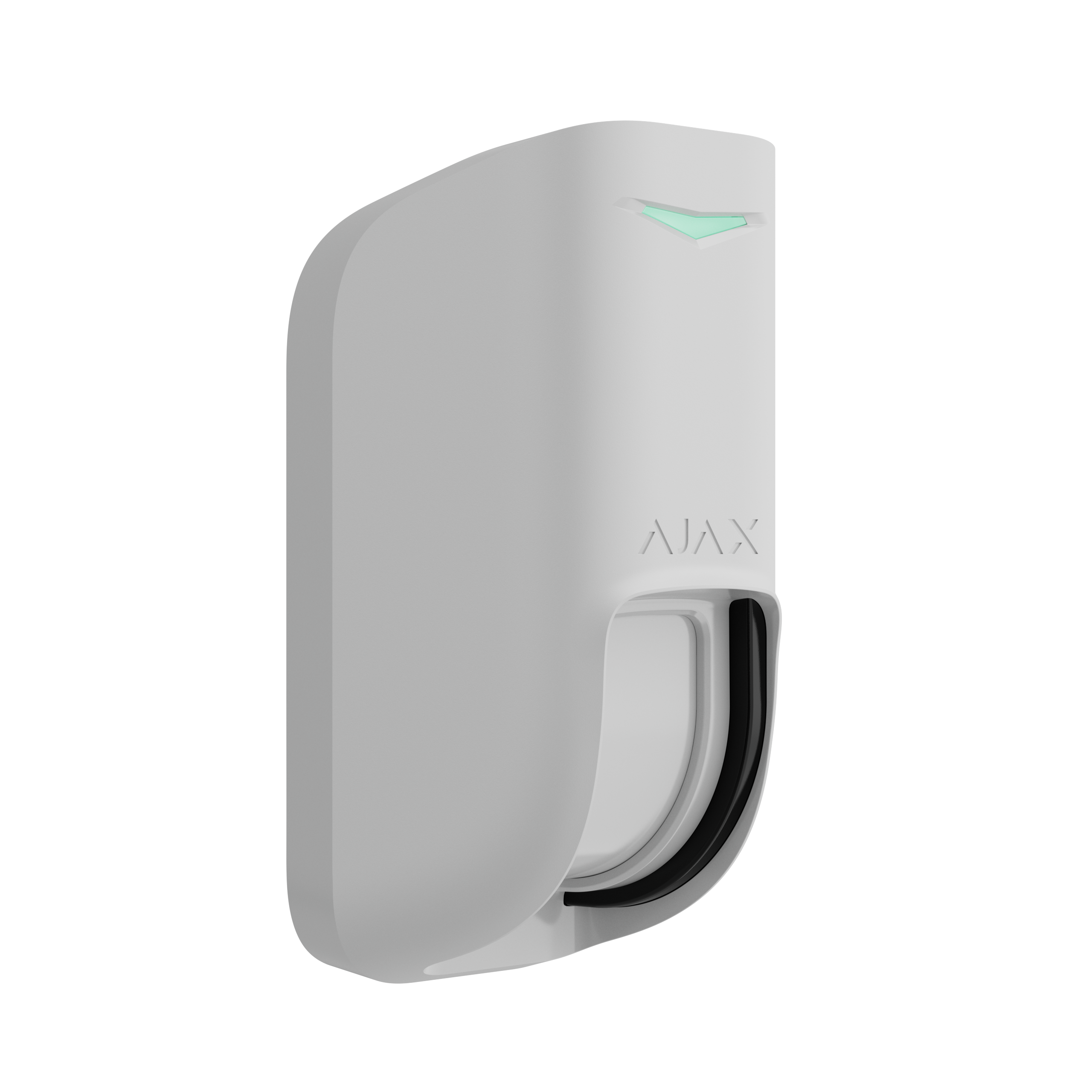 Ajax Curtain Outdoor Jeweller dual-technology motion detector for narrow sectors