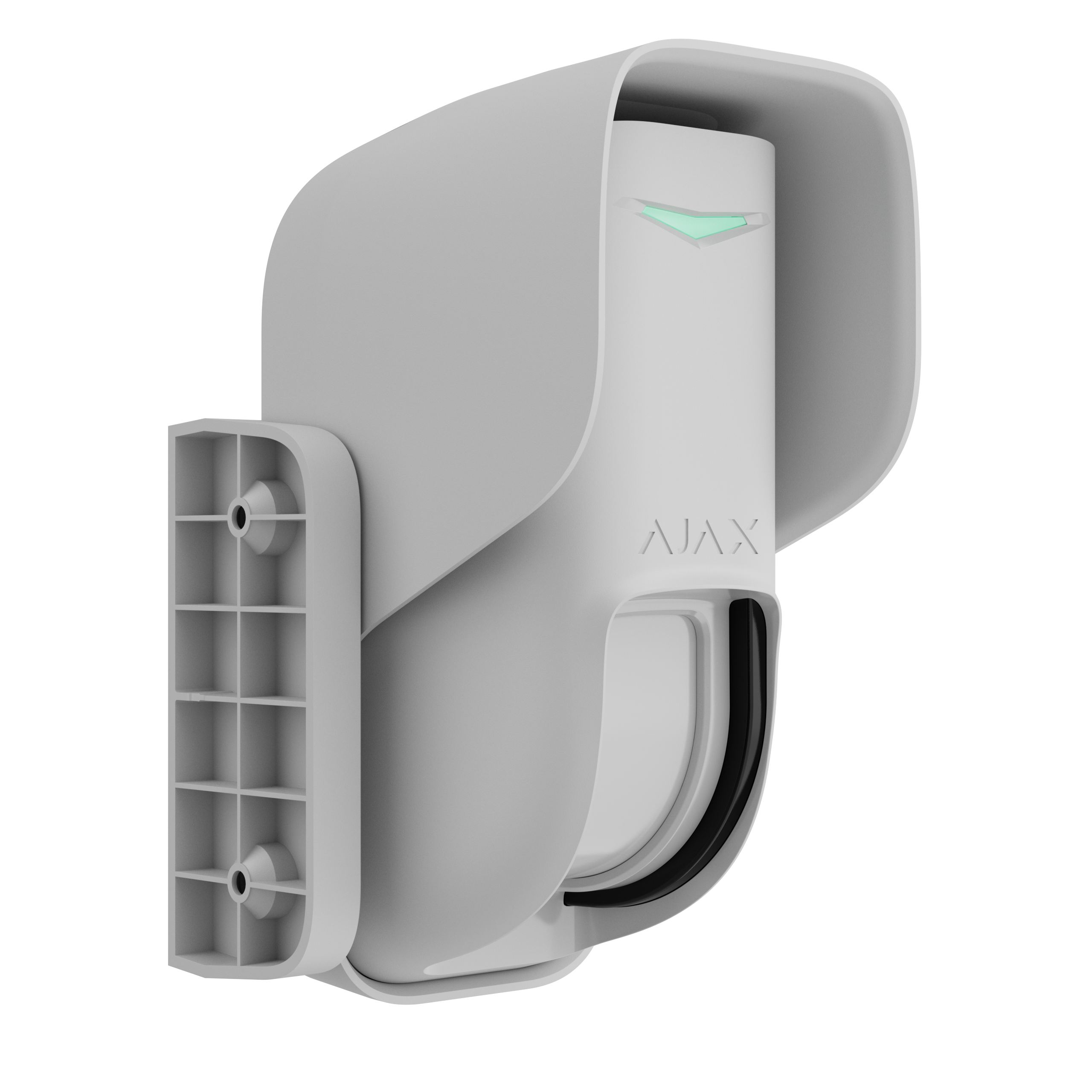 Ajax Curtain Outdoor Jeweller dual-technology motion detector for narrow sectors