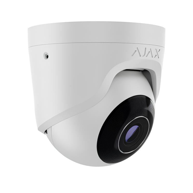 Ajax TurretCam Wired POE Infrared (IR) CCTV Surveillance Camera with AI People, Vehicle, Animal Recognition, 5 - 8 MP, 75-110 Angle, NDAA Compliant