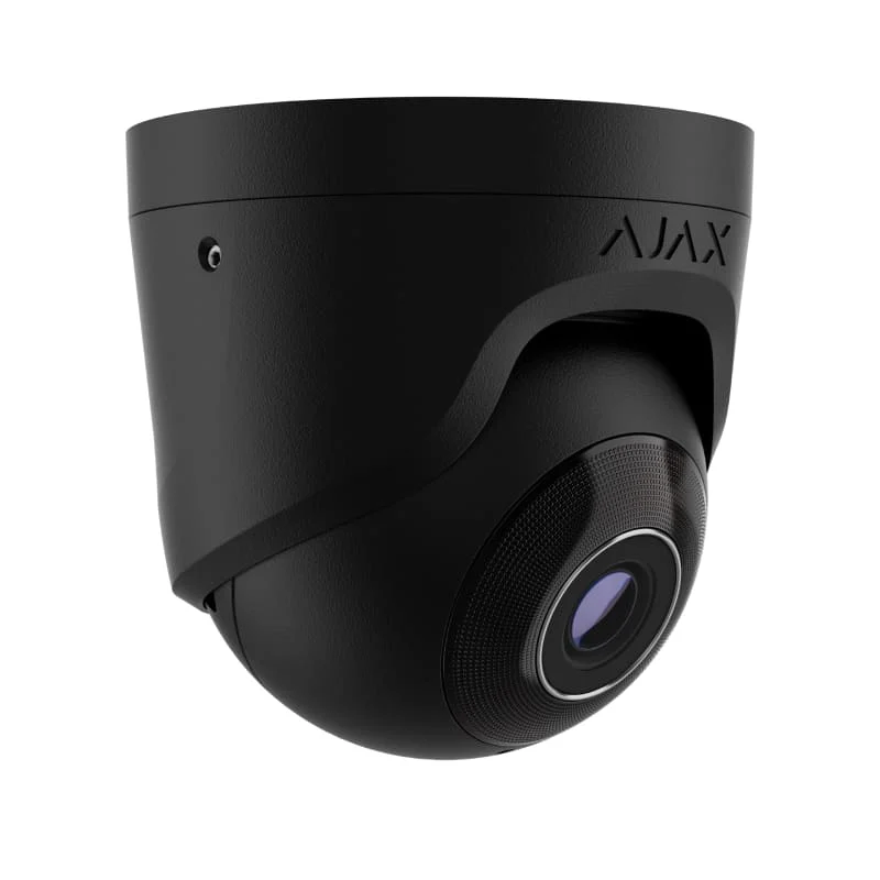 Ajax TurretCam Wired POE Infrared (IR) CCTV Surveillance Camera with AI People, Vehicle, Animal Recognition, 5 - 8 MP, 75-110 Angle, NDAA Compliant
