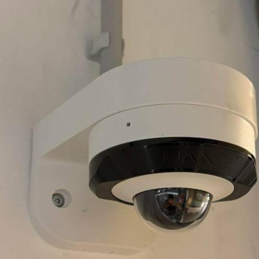 Hanwha SBP-120WMW Wall Mount junction box, White, suitable for Ajax cameras