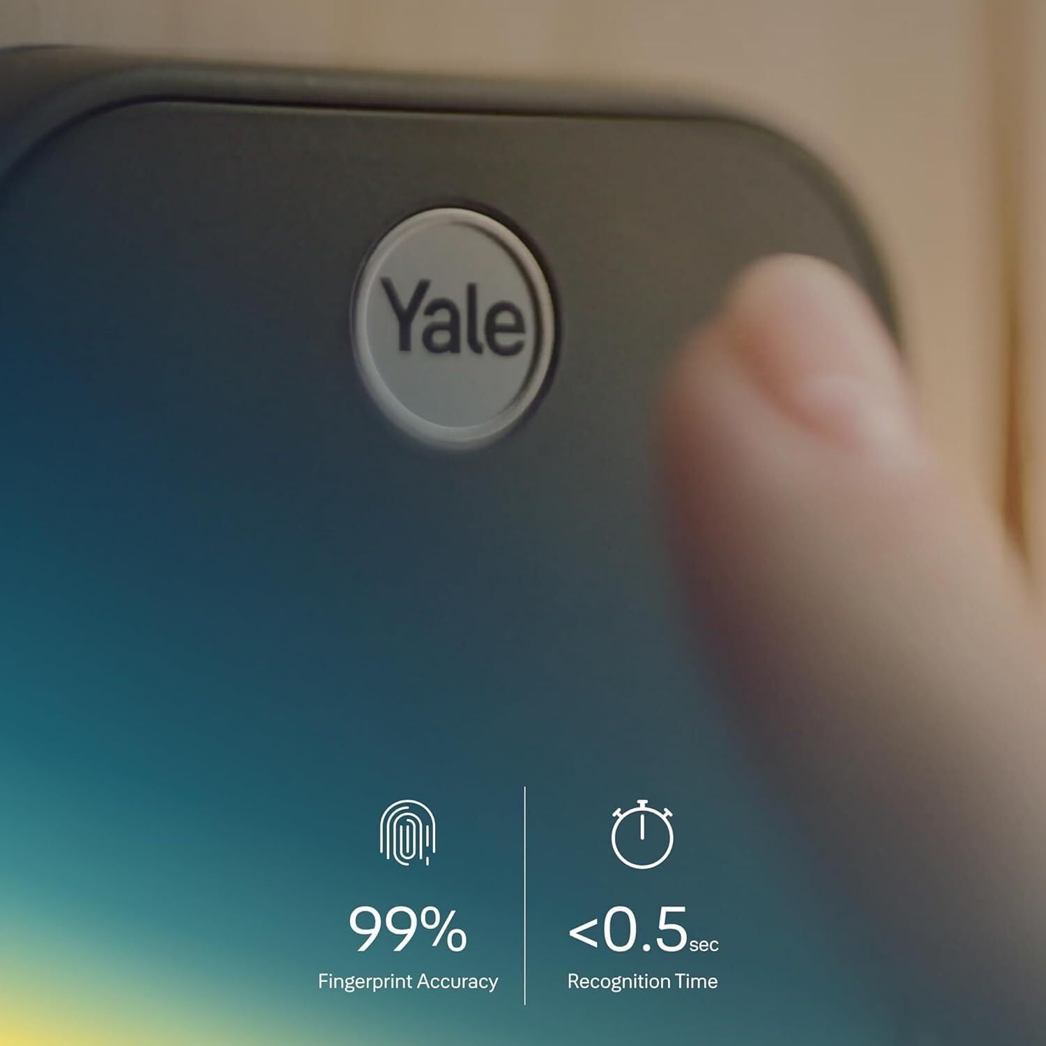 Yale Security Assure Lock 2 Touch Deadbolt, Key-Free Smart Entry Door Lock with Wi-Fi and Fingerprint Recognition