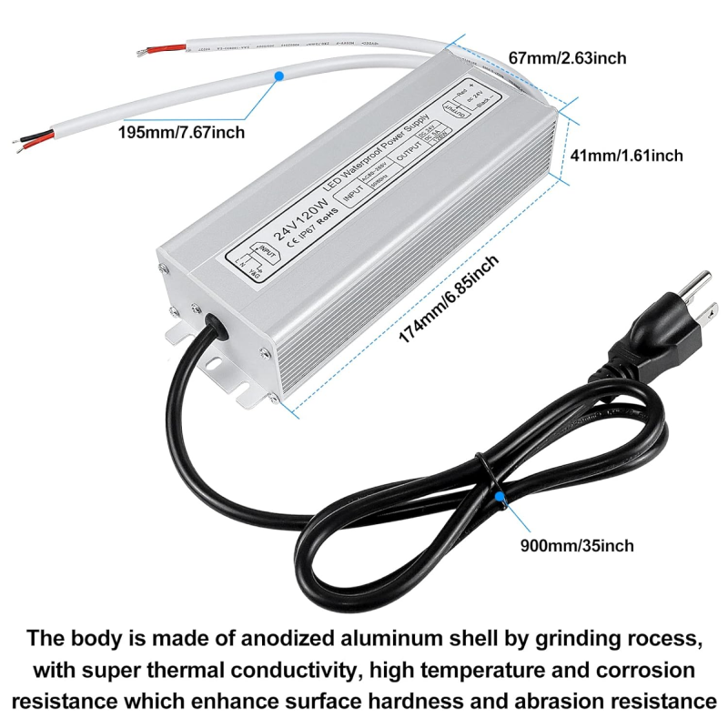 IP67 Waterproof Power Supply