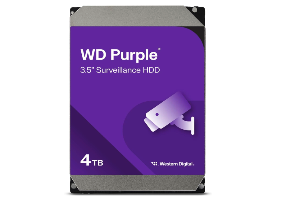 4TB Internal Hard Drive for Ajax NVR - SATA 6 Gb/s, 256 MB Cache, 3.5" Western Digital
