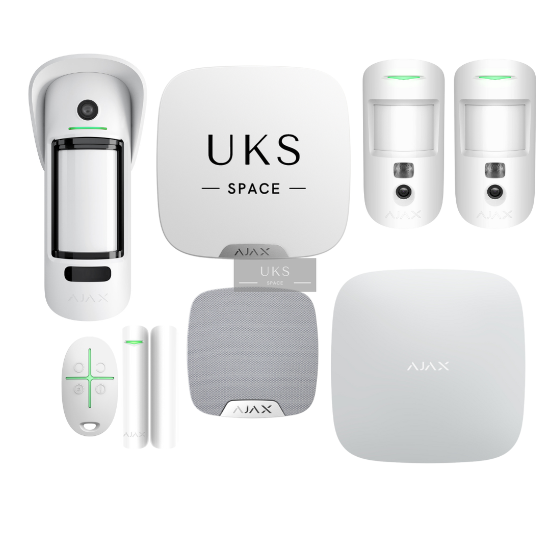 Ajax Home Starter Kit – Smart Alarm System with Motion, Door Sensors and RC